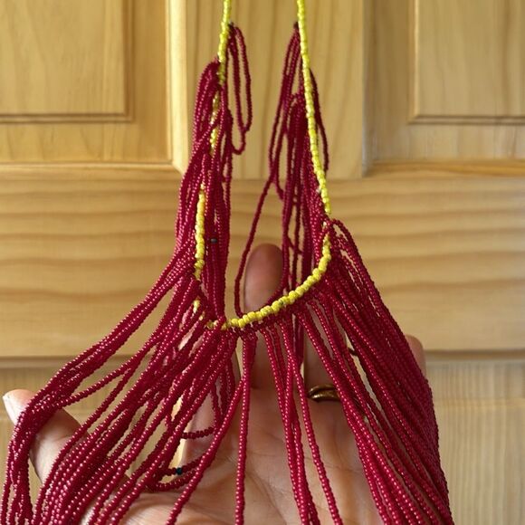 Colombian beaded necklace - Picture 2 of 3